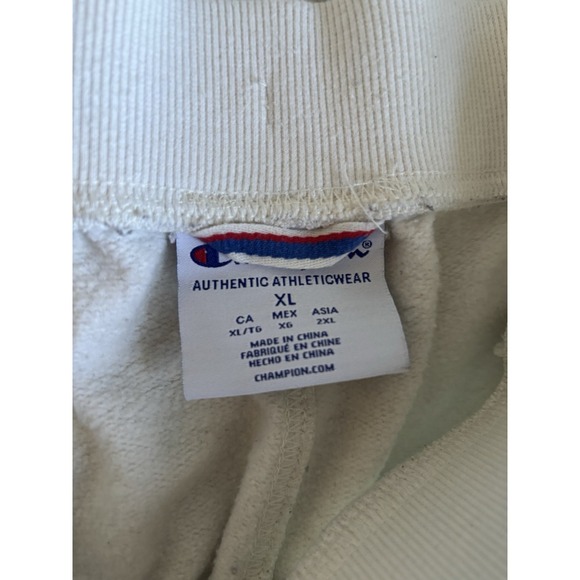 Champion Unisex Extra Large White Drawstring Sweatpants - Picture 5 of 6